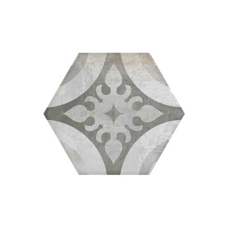 Carrelage Decor Madelaine anthracite 17,5x17,5 cm
