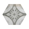 Carrelage Decor Madelaine anthracite 17,5x17,5 cm