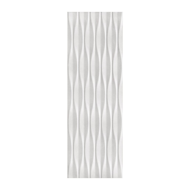 Carrelage Relieve Titan blanc 30x90 cm