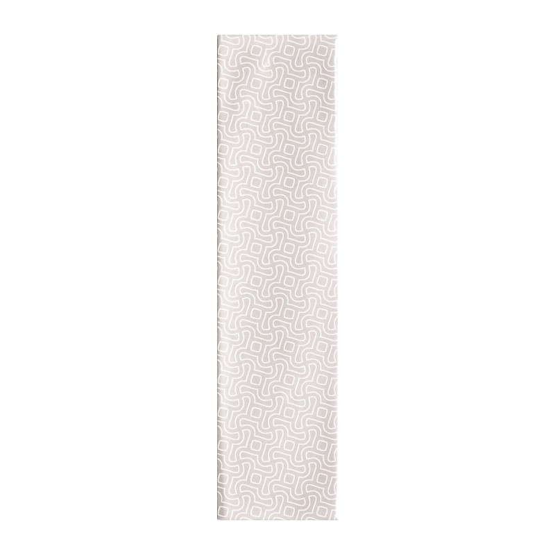 Carrelage Decor Opal blanc 7,5x30 cm