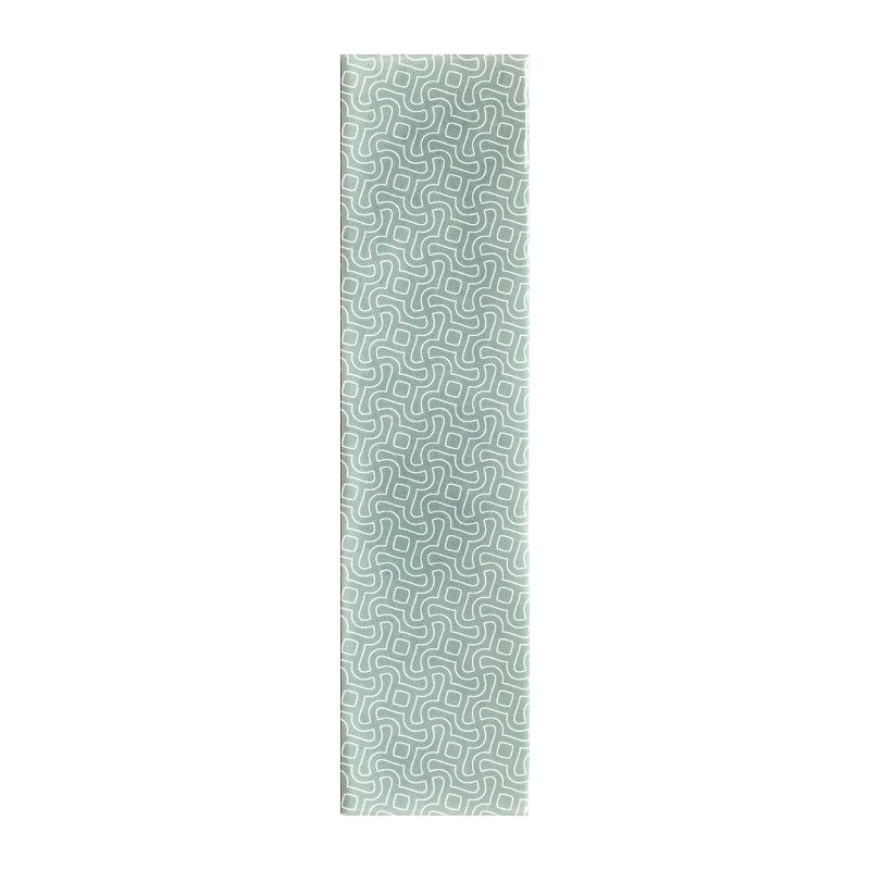 Carrelage Decor Opal turquoise 7,5x30 cm