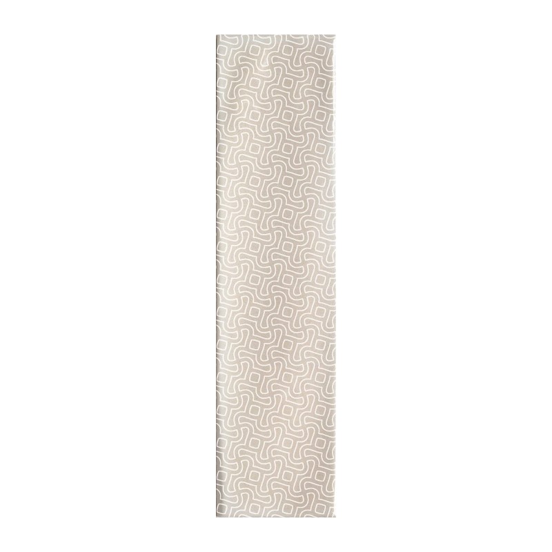 Carrelage Decor Opal ivoire 7,5x30 cm