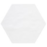 Carrelage Vodevil blanc 17,5x17,5 cm