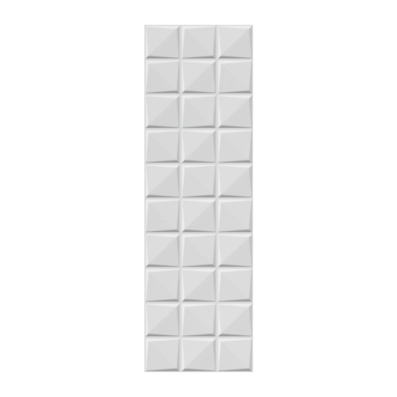 Carrelage Relieve Delice Blanco mat 25x80 cm