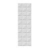 Carrelage Relieve Delice Blanco mat 25x80 cm