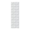 Carrelage Relieve Delice Blanco brillant 25x80 cm