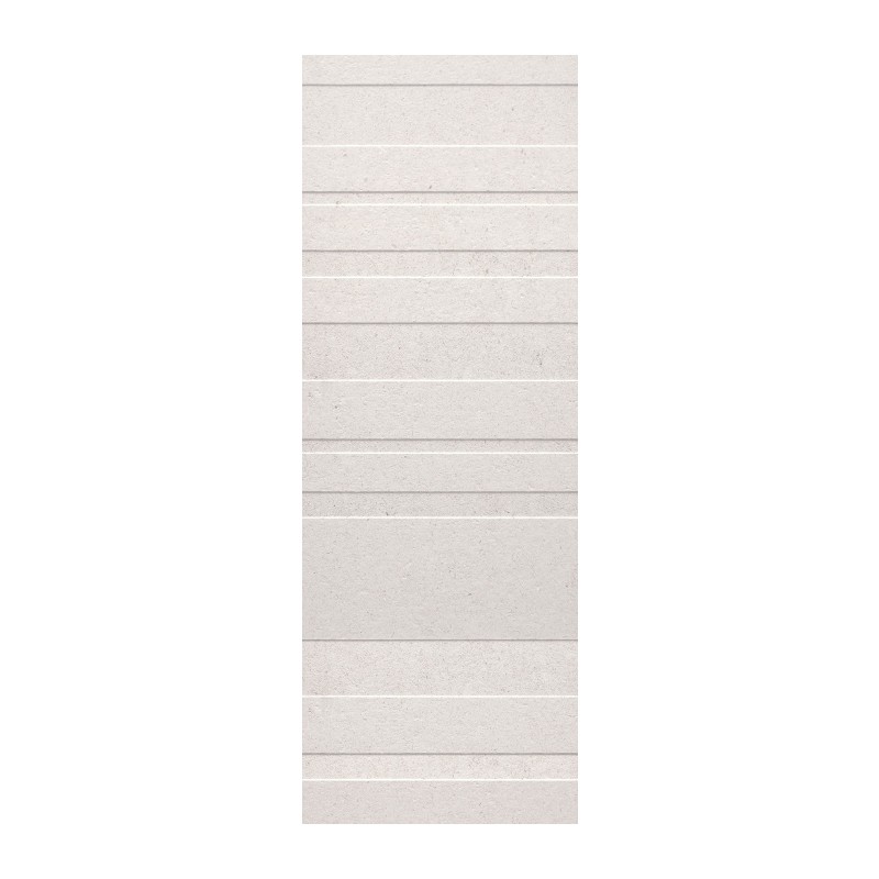 Carrelage Relieve Limestone blanc 40x120 cm