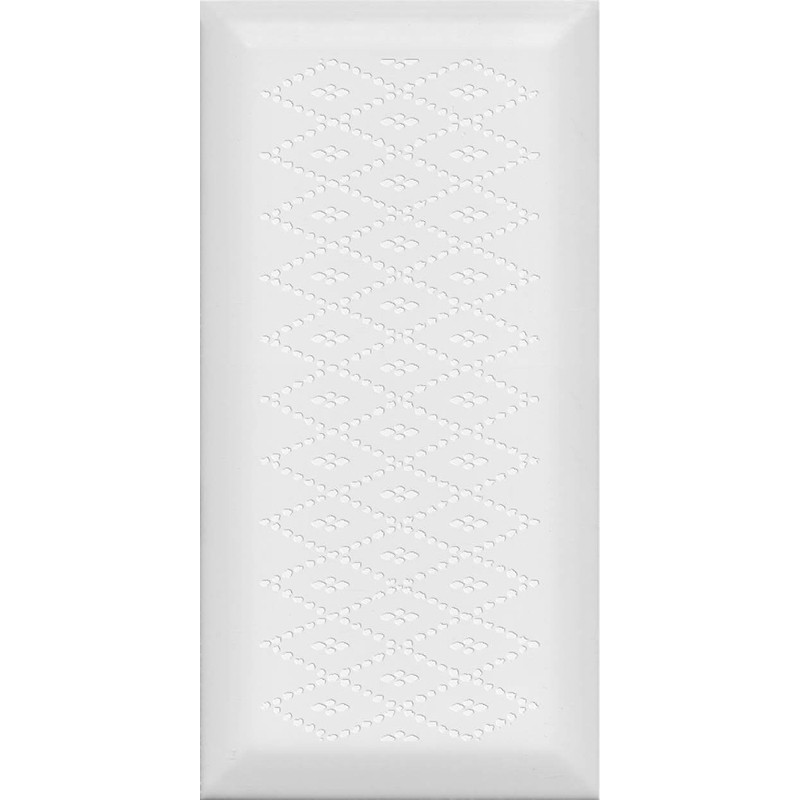 Carrelage Decor Prism blanc 12,5x25 cm