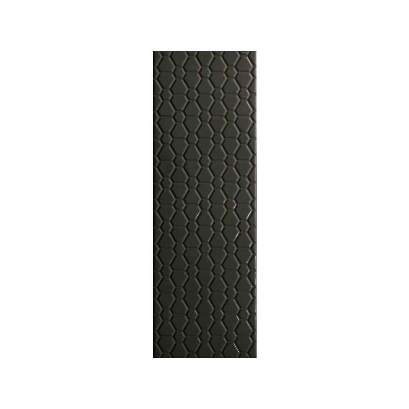 Carrelage Exarel noir brillant 20x60 cm