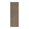 Carrelage Pyramidal marron brillant 20x60 cm