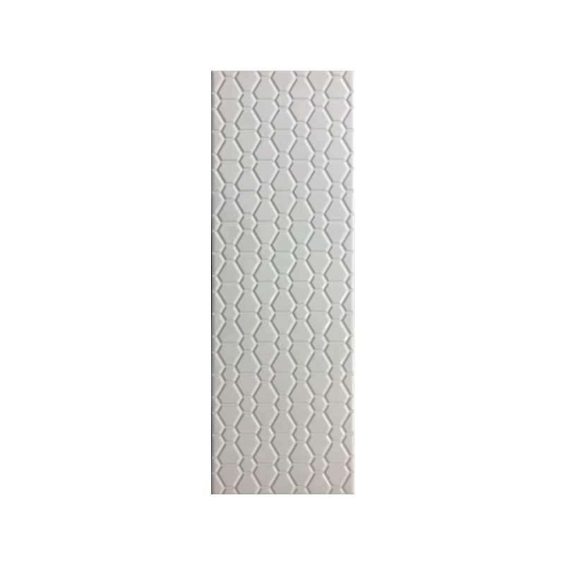 Carrelage Exarel blanc brillant 20x60 cm