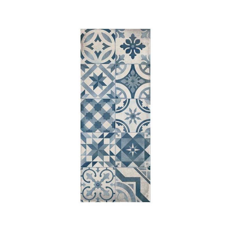 Carrelage Decor Montblanc bleu 20x50 cm