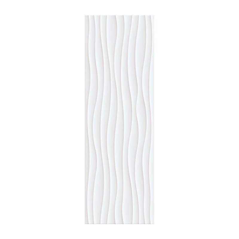 Carrelage Sound blanc mat 25x75 cm