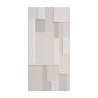 Carrelage Relieve cube progress blanc 30x60 cm