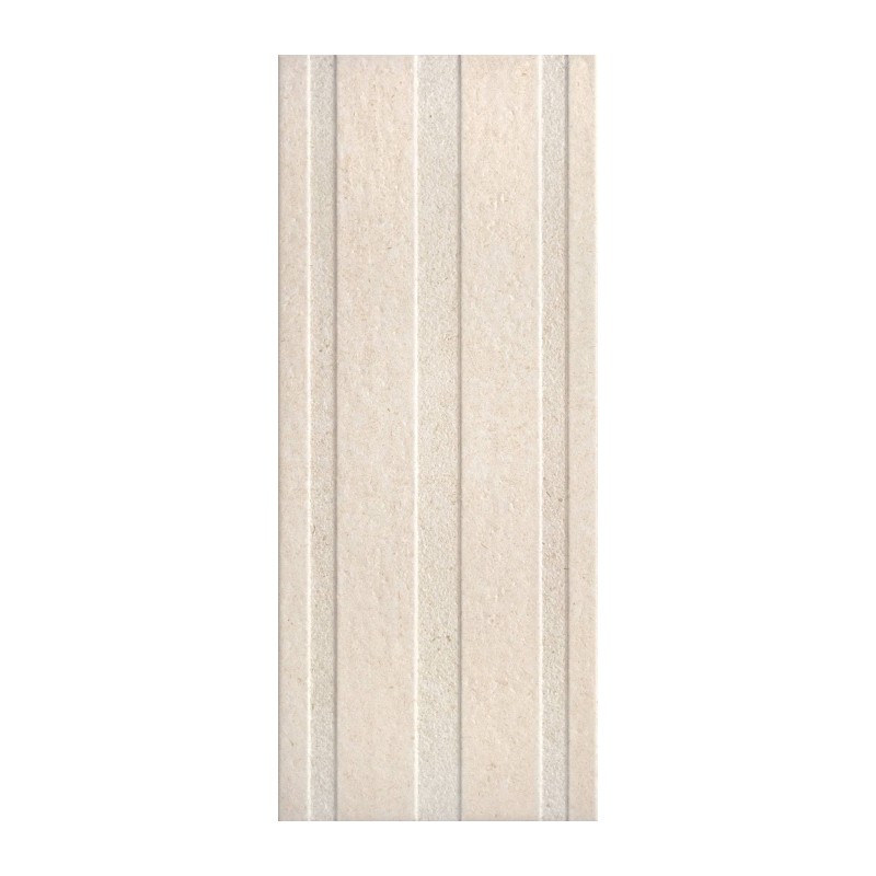 Carrelage Relieve Limestone ivoire 25x60 cm